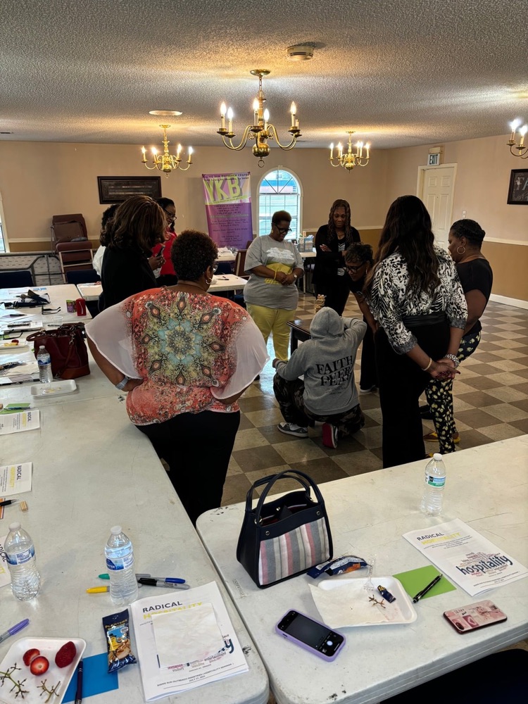 Attendees at a Vicki Cox hospitality and leadership workshop